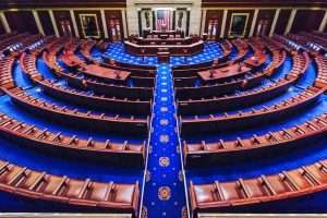 United States House of Representatives with no people inside