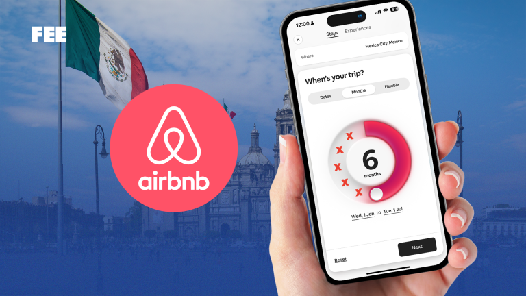 Airbnb app on a phone.