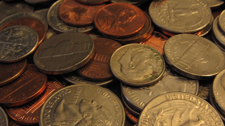 American pennies.